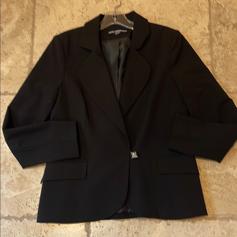 Karl Lagerfeld Classic Black Women's Blazer
